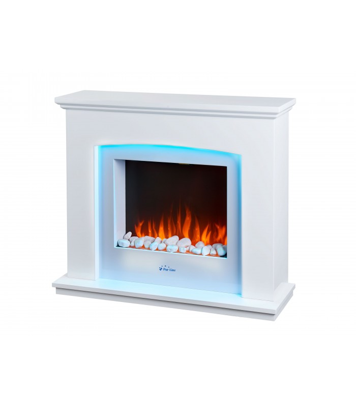 Elektrischer Bodenkamin mit traditionellem Design aus MDF CHE-600