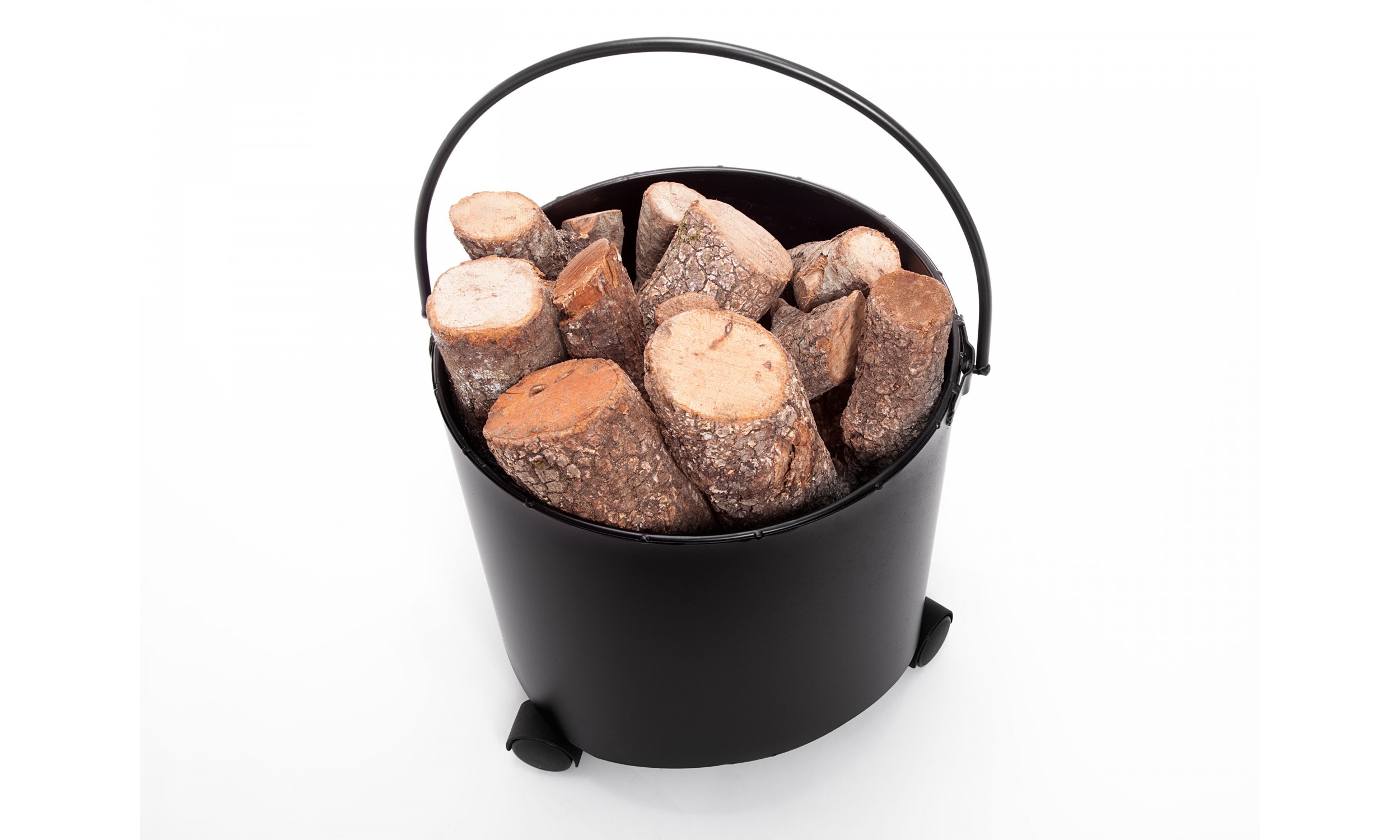 Cubo Portaleña con ruedas EFP15 de - Mobelium