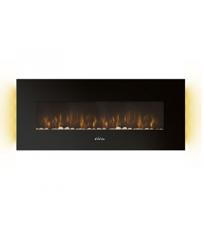 Chimenea Eléctrica Panorámica con luz LED ambiental CHE-500 - Mobelium