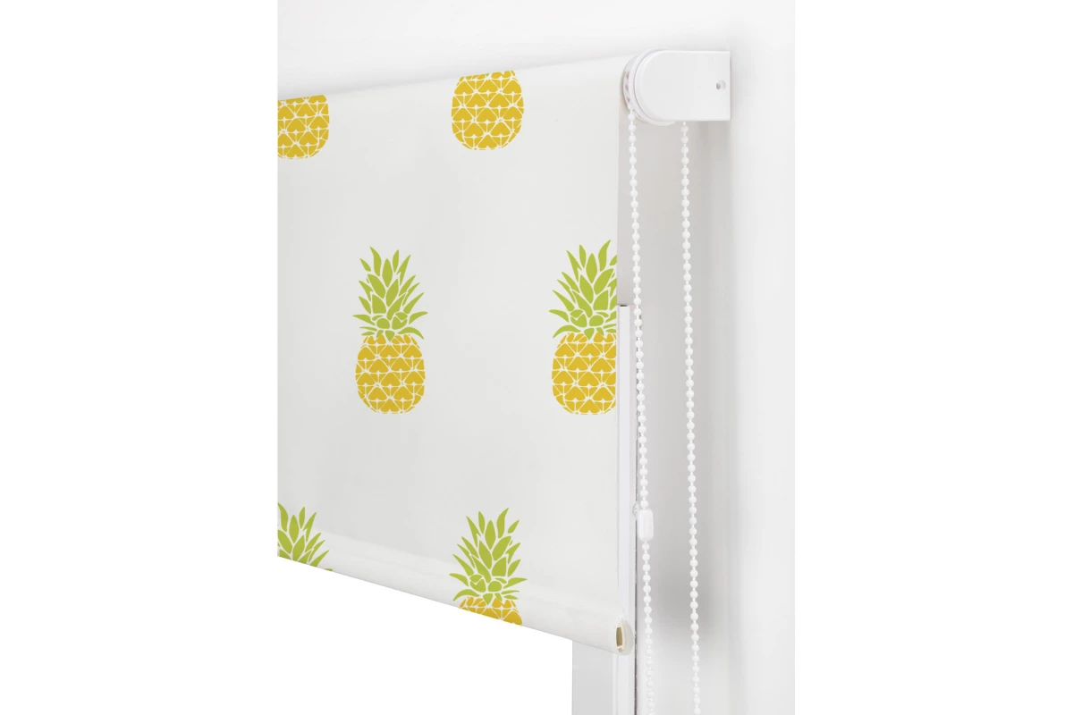KITCHEN PINEAPPLES PRINT ROLLED STORE