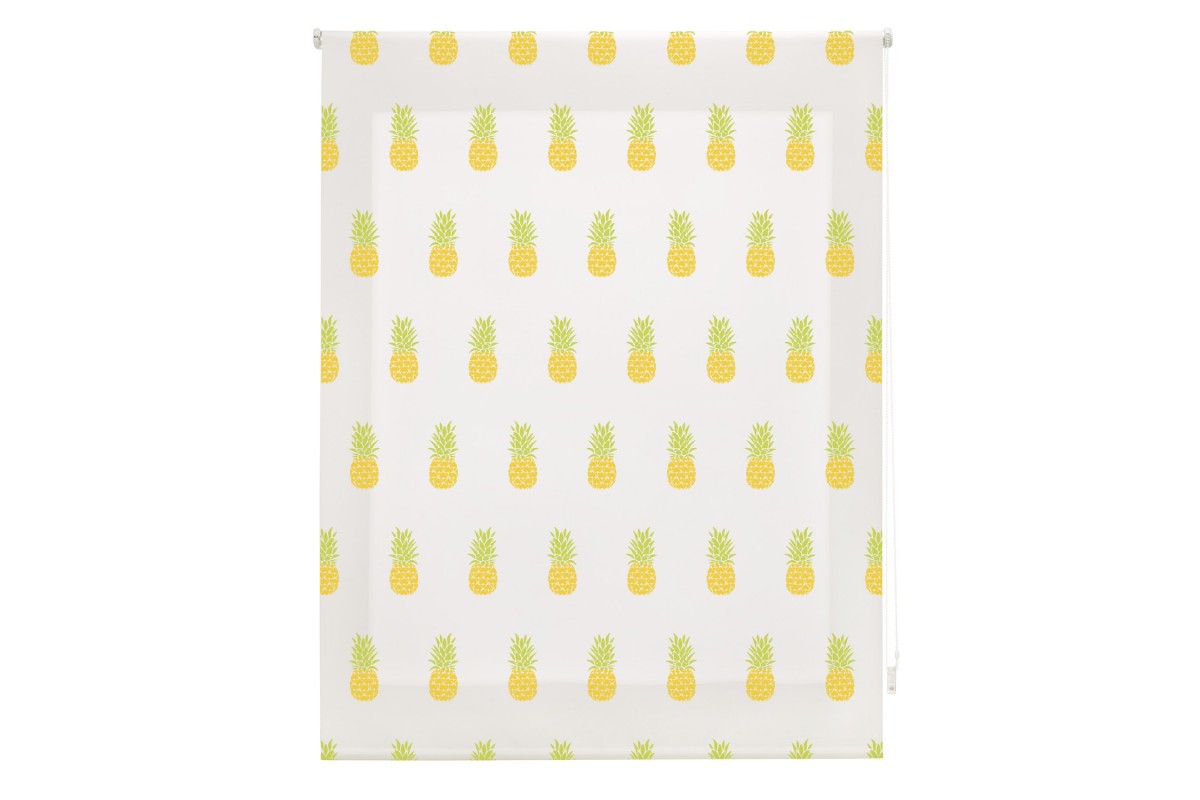 KITCHEN PINEAPPLES PRINT ROLLED STORE
