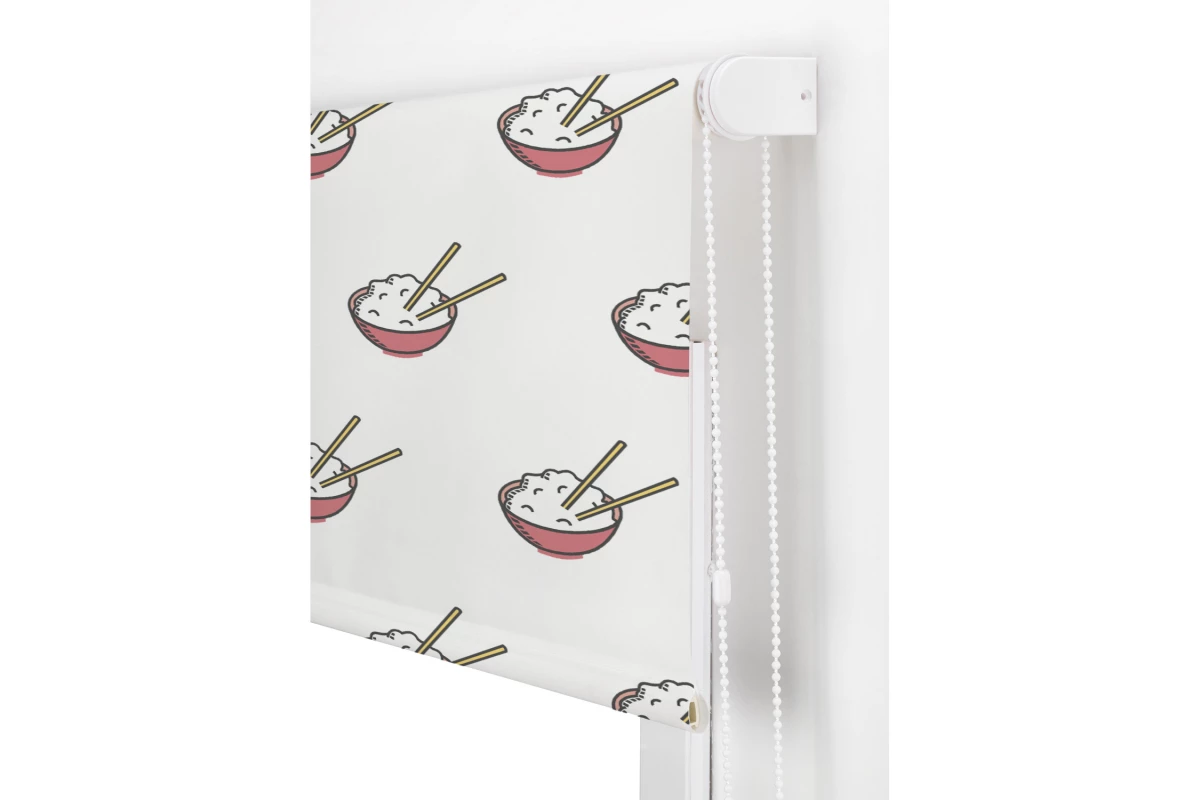 KITCHEN RICE PRINT ROLLED STORE