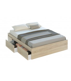 CANAPE SPACE CANADIAN 150 con 4 cajones (para somier de 190x150)