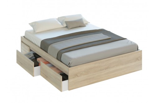 CANAPE DELUXE 150 con 4 cajones (para somier de 190x150)